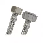 Tubo de abasto de acero para lavatorio 1/2" FIP x 1/2" AM 40 cm Coflex AL2-A40