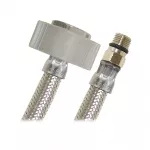 Tubo de abasto de acero para lavatorio 1/2" FIP x M10 60 cm Coflex EAL-M60