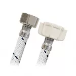 Tubo de abasto de vinil para inodoro blanco 1/2" FIP x 7/8" AM 40 cm (16") Coflex VSB-A16