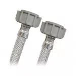 Tubo de abasto de vinil para lavatorio 1/2" AM x 1/2" AM 55 cm Coflex VL-K55