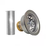 Contracanasta metalica de facil instalacion con tubo para fregadero Coflex PH-301