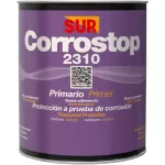 Pintura anticorrosiva Corrostop 2310 Primario cuarto Sur 0231070014 (negro mate)