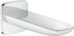 Lavapie para ducha 196 mm blanco y cromo PuraVida Hansgrohe 15412400