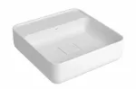 Lavatorio sobreponer cuadrado 400 mm blanco Deca L.11040.M.17