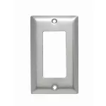 Placa de acero inoxidable 302/304L con tornillos Pass&Seymour Legrand SS26