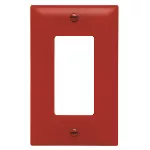 Placa con tornillos rojo Pass&Seymour Legrand TP26RED