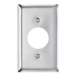 Placa sencilla de acero inoxidable 302/304L con tornillos Pass&Seymour Legrand SS7