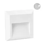 Lampara para exterior de pared LED 1W 110V 4000K IP65 luz de cortesia blanco Anshan I Tecnolite HLED-803/B