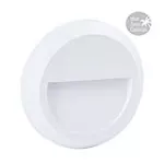 Lampara para exterior de pared LED 1W 110V 4000K IP65 luz de cortesia blanco Anshan II Tecnolite HLED-804/B