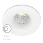 Lampara empotrada redonda LED 4W 100-240V 3000K miniatura blanco Adelaide Tecnolite YDCLED-305/B