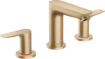 Griferia para lavatorio de 8" bajo 110 con vaciador automatico bronce cepillado Talis E Hansgrohe 71733140