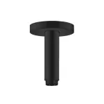 Brazo para ducha de techo redondo 100 mm negro mate Hansgrohe 27393670