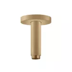 Brazo para ducha de techo redondo 100 mm bronce cepillado Hansgrohe 27393140