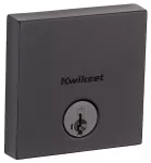 Cerrojo sencillo cuadrado negro Downtown 92580-022 Kwikset