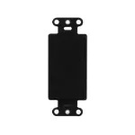Soporte ciego negro Decorator Legrand WP3410BK