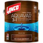 Barniz tinte sellador 3 en 1 galon Aquavar Lanco AQ1363-4 (nuez oscuro)