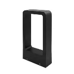 Mini poste LED para exterior 12W 85-265V 3000K IP65 negro