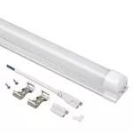 Lampara LED tubo 18W 85-277V 6000K base integrada blanca