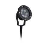 Reflector para exterior con estaca LED 6W 85-265V 3000K IP65 negro