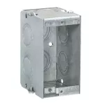 Caja EMT rectangular gangable 2-1/2" de profundidad MAG71