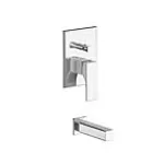 Mezclador para ducha monomando con lavapie cromo Sauco Franz Viegener Z106/S6.0-CR