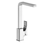 Griferia para fregadero con pico movil cromo Sauco Franz Viegener Z411.04/S6-CR