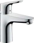 Griferia para lavatorio monomando bajo 100 sin vaciador automatico cromo Focus Hansgrohe 31517000
