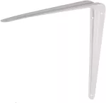 Escuadra para repisa blanca 10" x 12" Fiero ME-12B / 44012 