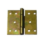 Bisagra soldable interior galvanizado 4" x 4" x 3/32" Grossor 100320 (2 por paquete)