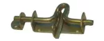 Picaporte de pin soldable galvanizado 1/2" x 9-1/4" de agarre curvo Grossor 104800
