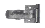 Aldaba soldable ranurada de seguridad gofrada 3-1/4" x 6" x 1/8" Grossor 7100230