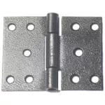 Bisagra soldable interior gofrada plata 4" x 4" x 3/32" Grossor 7100320