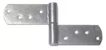Bisagra soldable T27 gofrado plata 13" x 5-1/4" con 2 aletas Grossor 7102901