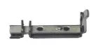 Picaporte platina soldable #6 gofrado plata 6-1/2" Grossor 7104400