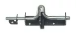 Picaporte de pin soldable gofrado plata 1/2" x 9-1/4" con agarre curvo Grossor 7104800