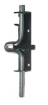 Picaporte al piso soldable gofrado plata 8-1/2" Grossor 7104900