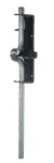 Picaporte al piso soldable gofrado plata 12-1/4" Grossor 7105000