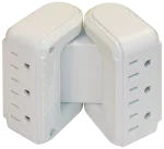 Multicontacto flexible 6 entradas 15A 110V blanco Bticino S2049