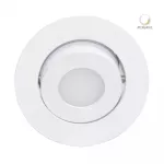 Lampara empotrada redonda LED 3W 100-127V 3000K blanco Iota Tecnolite 3DYDLED801V30B