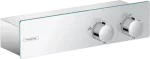 Mezclador para ducha termostatico expuesto 350 tipo repisa cromo Shower Select Hansgrohe 13102000