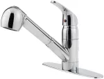 Griferia para fregadero cromo pull-down Pfirst Series Pfister G133-10CC