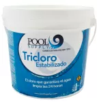 Cloro estabilizado tricloro para tratamiento de agua de piscinas 20 tabletas Pool Supply