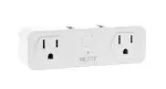 Enchufe inteligente doble WiFi blanco Nexxt NHP-D610