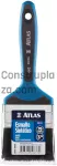 Brocha azul 445 cerda negra 3" Atlas