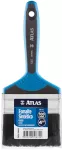 Brocha azul 445 cerda negra 4" Atlas