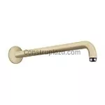 Brazo para ducha de pared redondo 389 mm bronce cepillado Hansgrohe 27413140