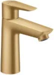 Griferia para lavatorio monomando bajo 110 Coolstart con vaciador automatico bronce cepillado Talis E Hansgrohe 71710140