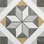 Porcelanato estilo hidraulico mate Chic 04 20 x 20 cm (10 mm) sin rectificar STN