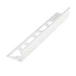 Perfil transicion de aluminio plata 2.5 x 10 mm x 2.5 metros Prime D78