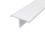 Perfil transicion T de aluminio plata 20 mm x 2.5 metros Prime 116